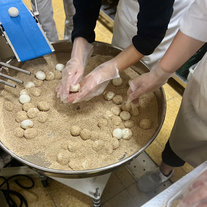 金福の料理風景